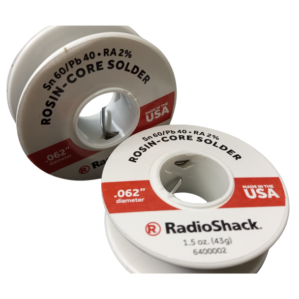 Standard rosin core solder is great for soldering electrical components, wiring
