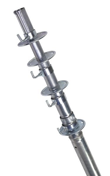 Easy Up 28' Telescoping Mast - TV WIFI HAM Antenna Push Up Pole (EZ TM 40U-95)