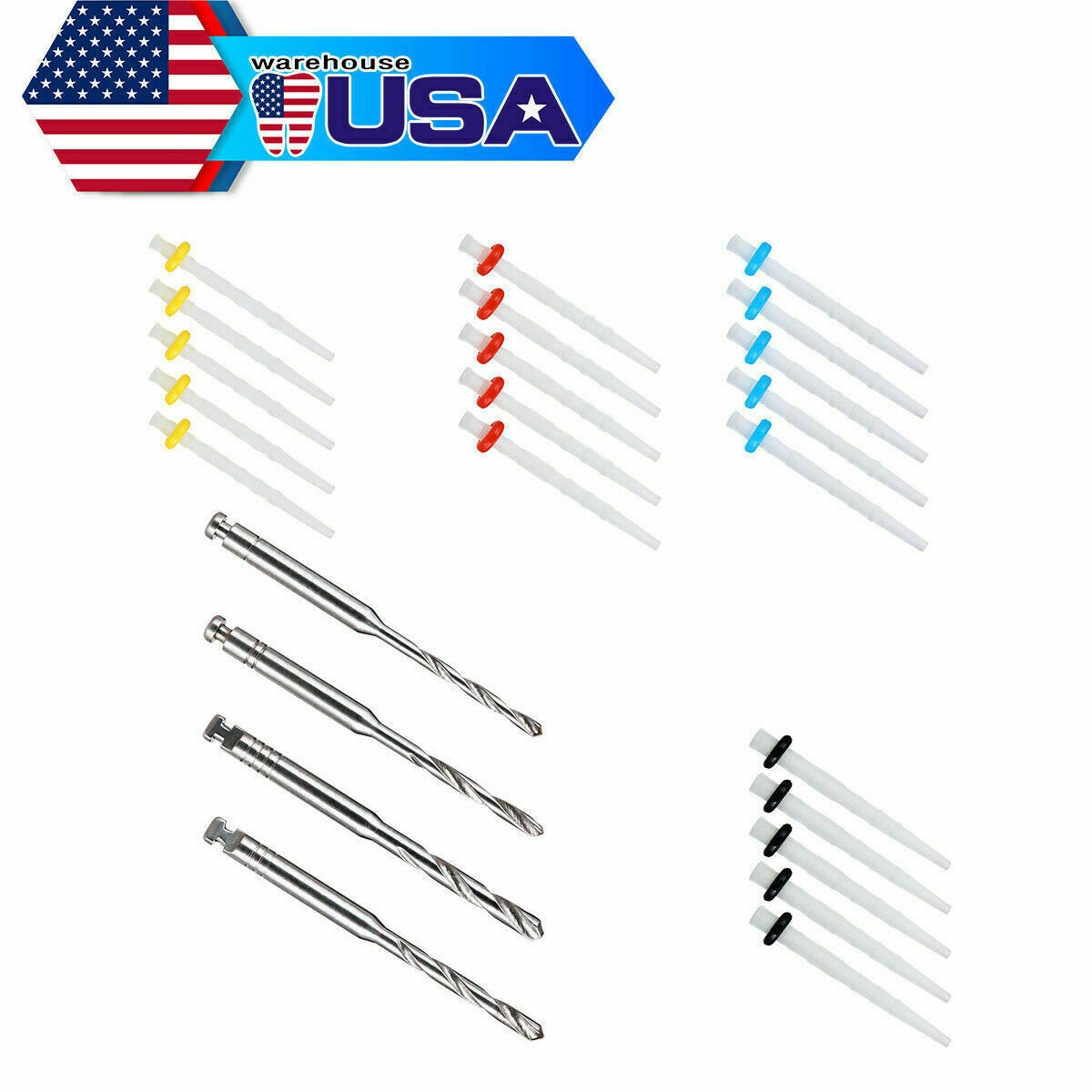 Dental Dentex Dual Cure Composite Resin Core Build A2 A3 /AAA Fiber Post