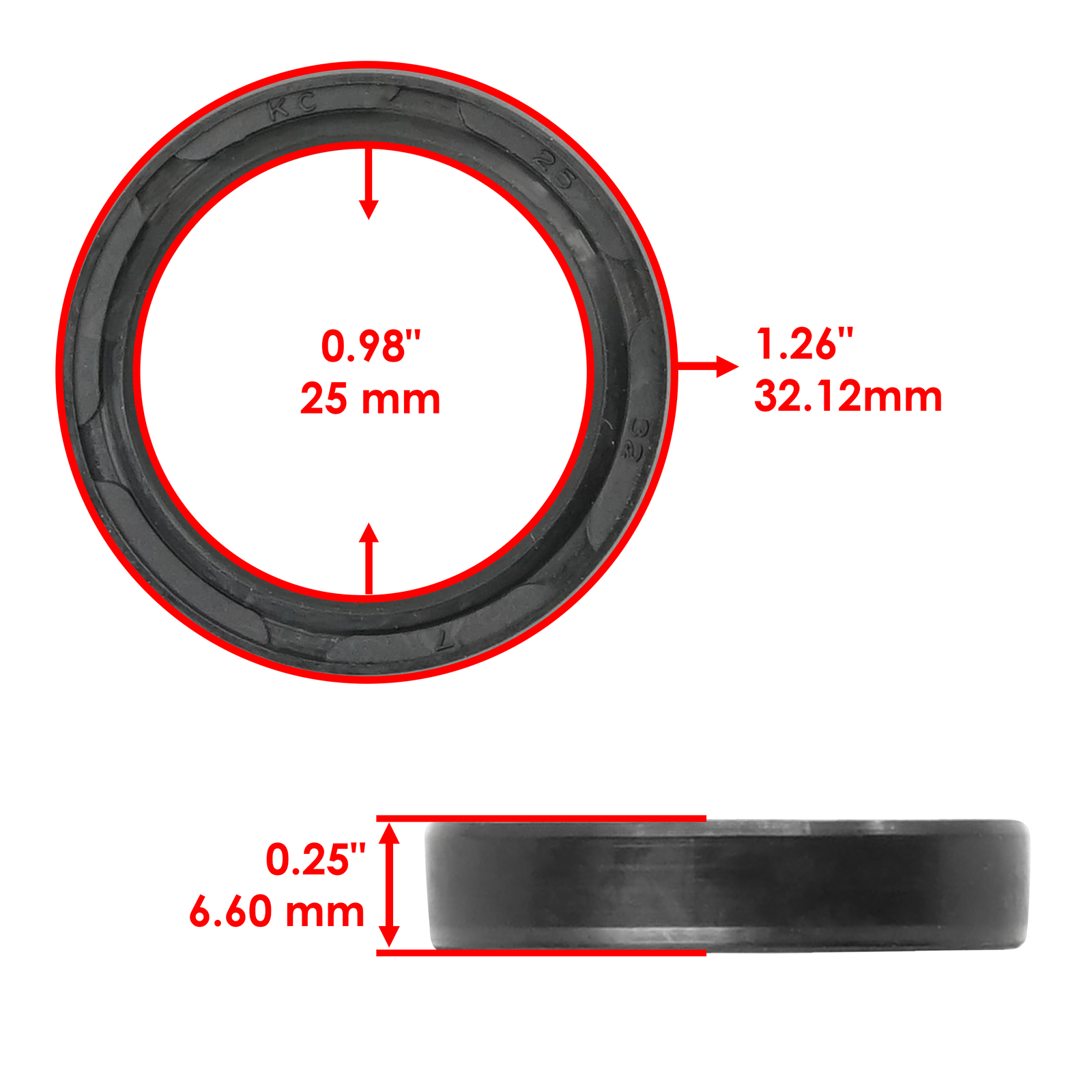 Caltric Front Differential Kit For Polaris Scrambler 1000 2015-2017 1337106
