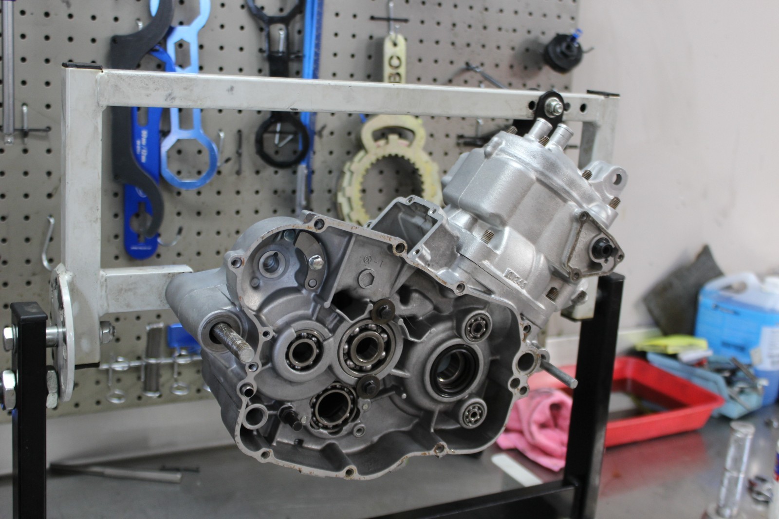 07-24 Honda CRF150R Engine Rebuild Service Complete Bottom Top End Vapor Blast