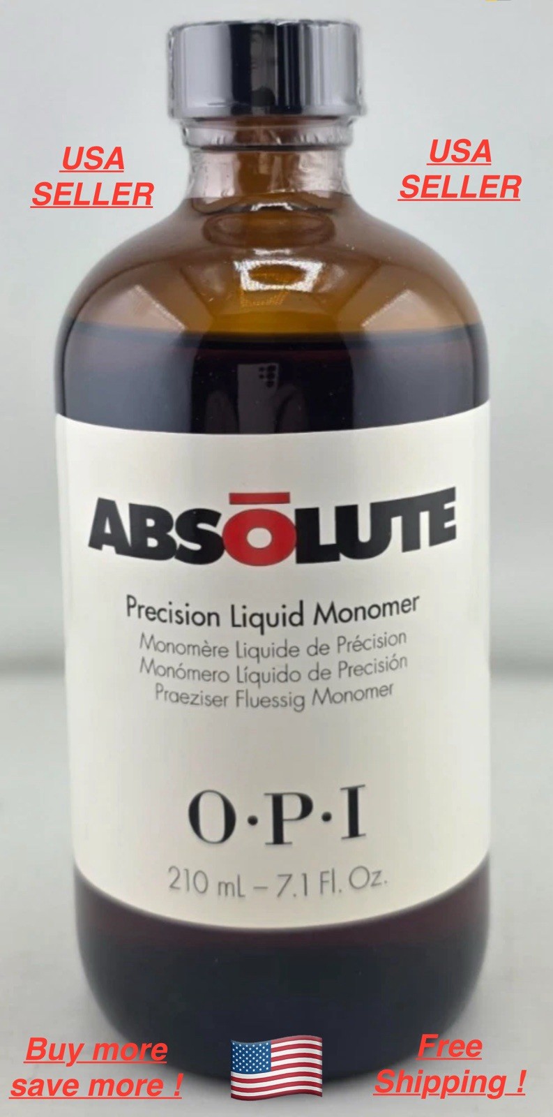 OPI Absolute Precision Liquid Monomer for Professional Use Only 7.1 fl oz