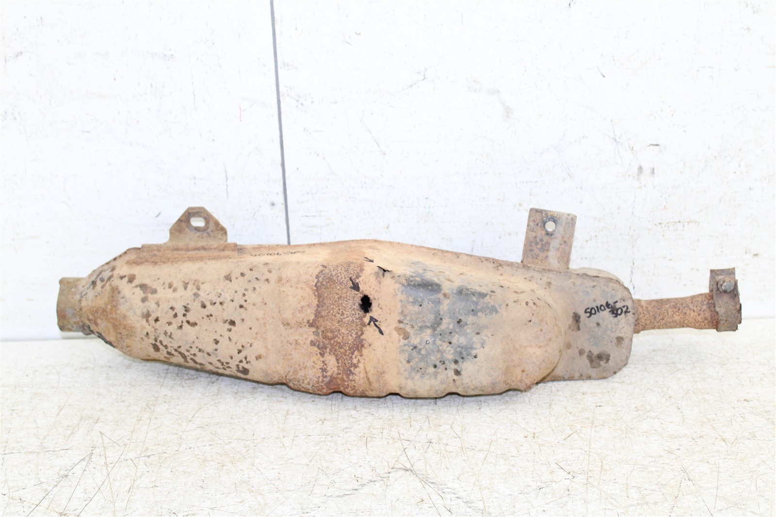 1992 Yamaha Timberwolf 250 2x4 Exhaust Silencer Muffler 50106