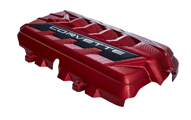 2020-2023 Corvette C8 Engine Cover in Edge Red GM NEW OEM 12697368