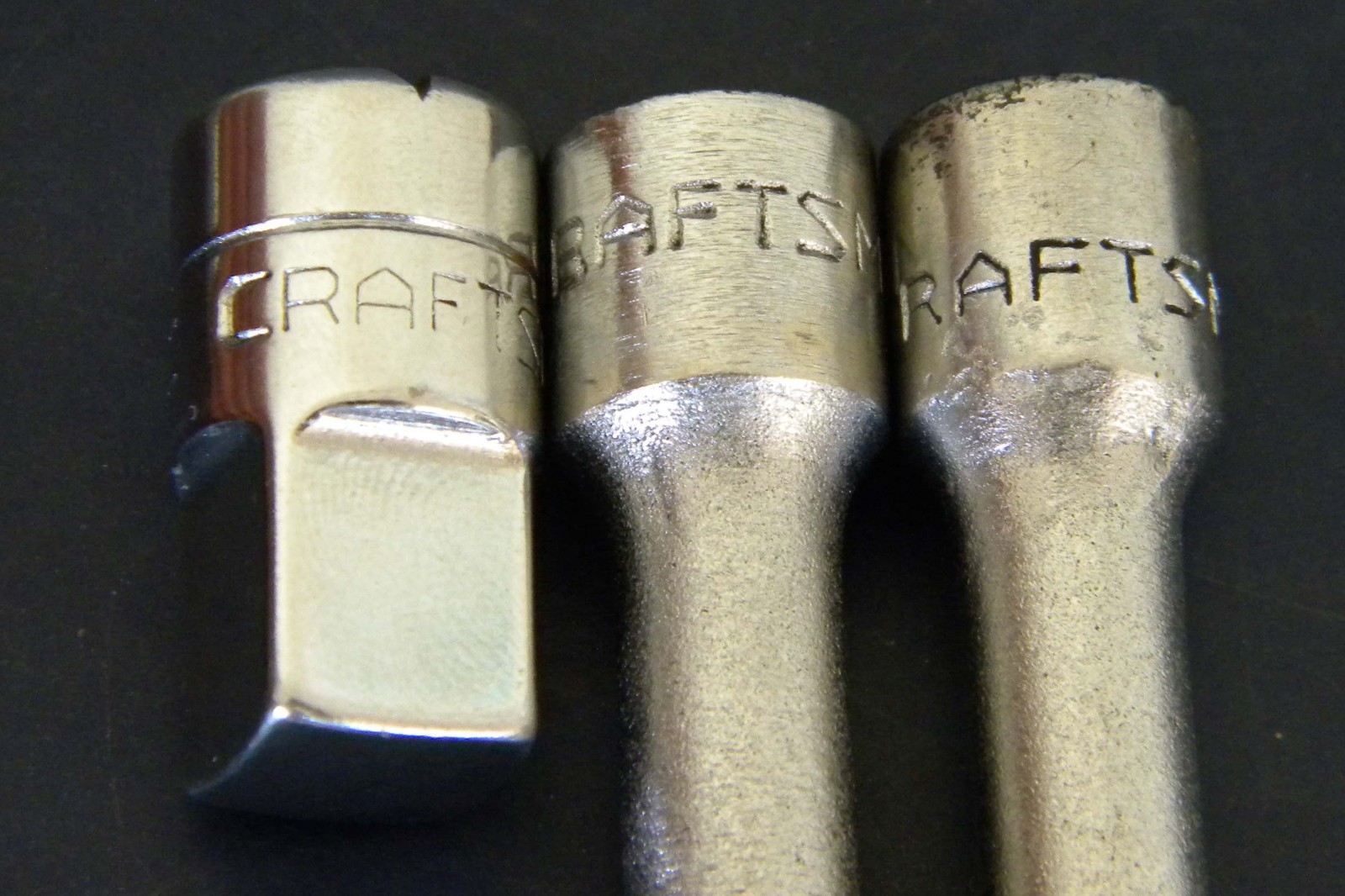 Vtg Craftsman 22 PC =V= 6PT, 12PT SAE Shallow, Deep Sockets, Extensions Lot