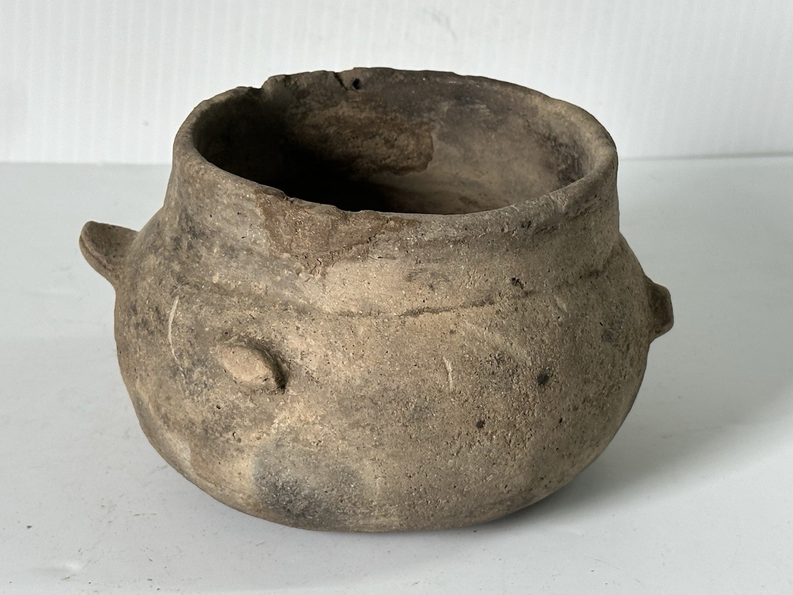 RARE POSSUM ANIMAL EFFIGY POTTERY BOWL FOUND IN PEMISCOT COUNTY MISSOURI POT