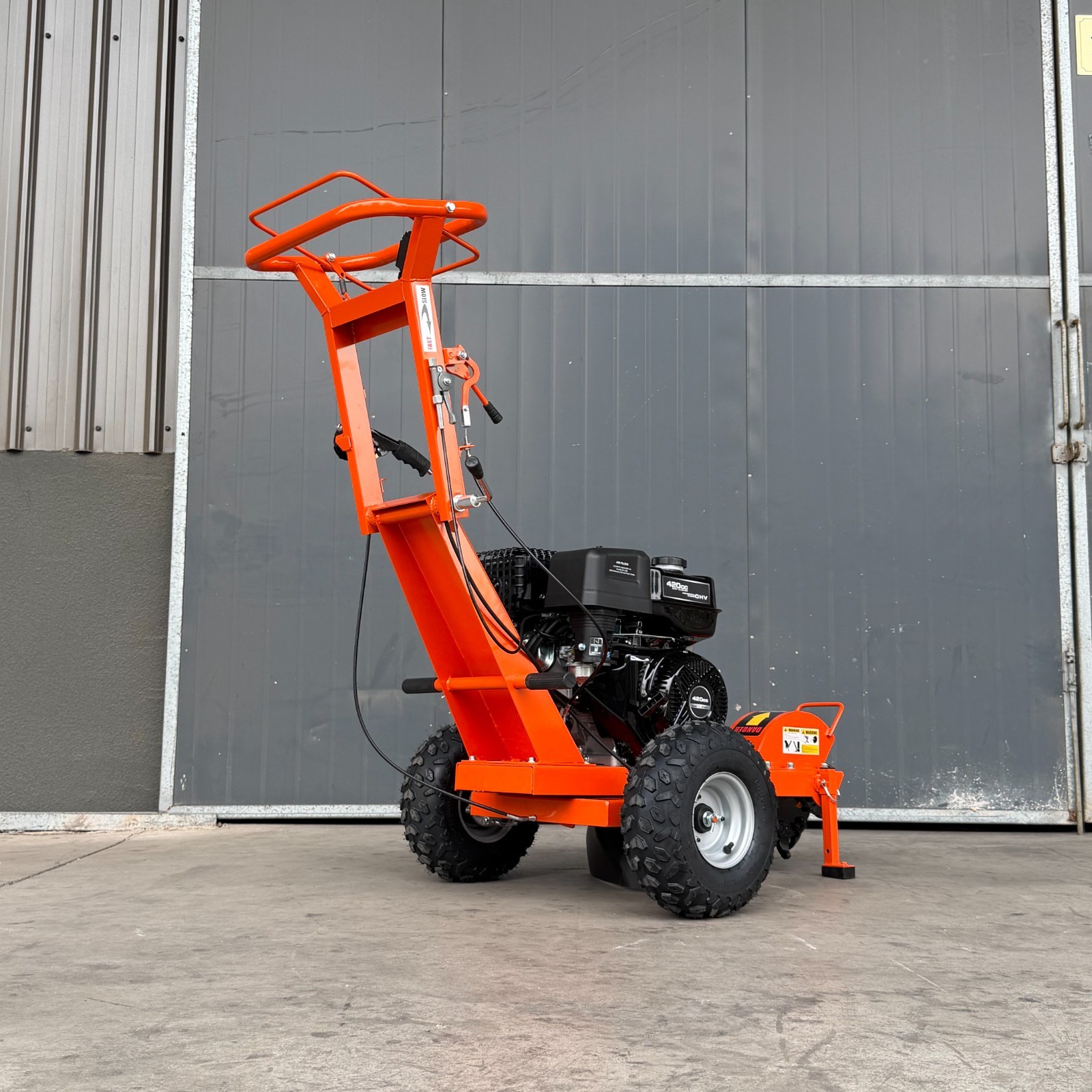 NEW 420cc 15HP Stump Grinder, Recoil, 15'' Cutting Height/10'' Cutting Depth