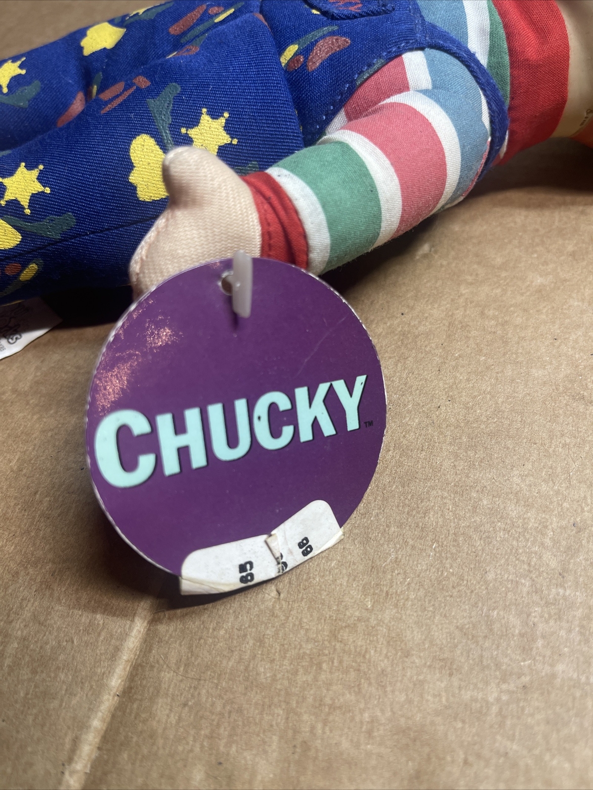 VINTAGE The Bride of CHUCKY 13" Bald Plush DOLL FROM TOY WORKS HORROR HALLOWEEN