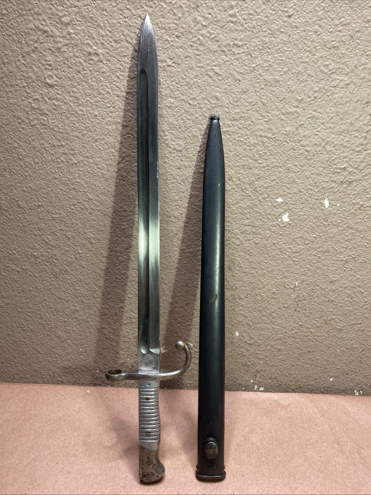 Weyersberg KirschBaum & Co Solingen Modelo Argentino 1891  Bayonet w/Scabbard