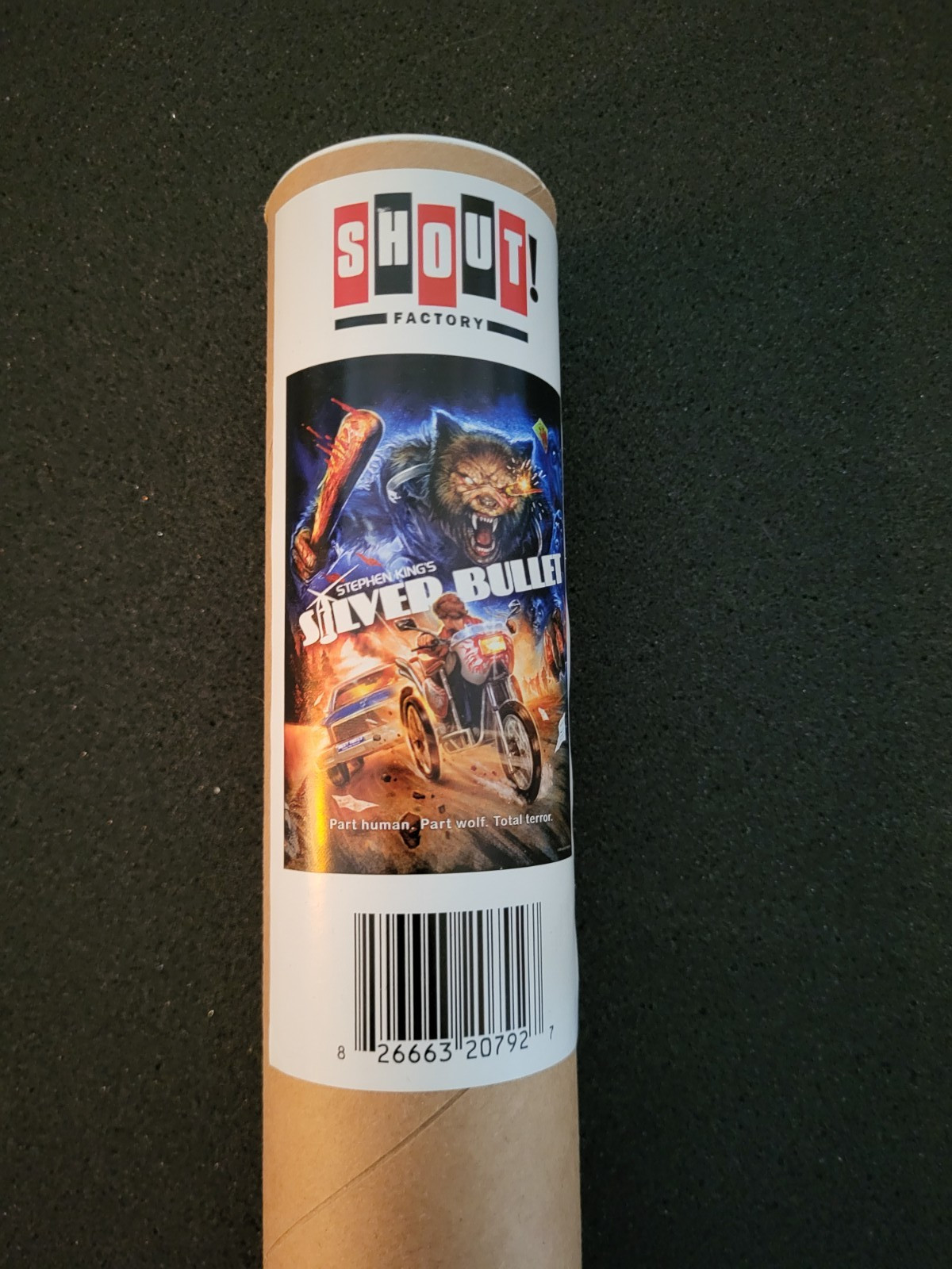SHOUT FACTORY SILVER BULLET POSTER SUPER RARE 18 X 24 IN ORIGINAL TUBE SCREAM