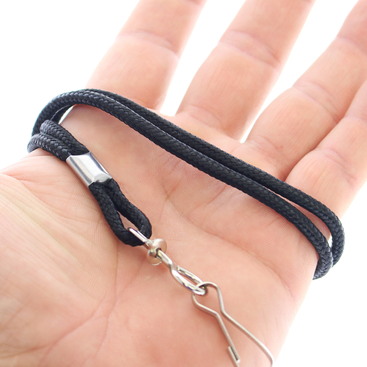 10 Premium Round ID Badge Neck Lanyards for Card Holders & Name Tags -J Hook 36"