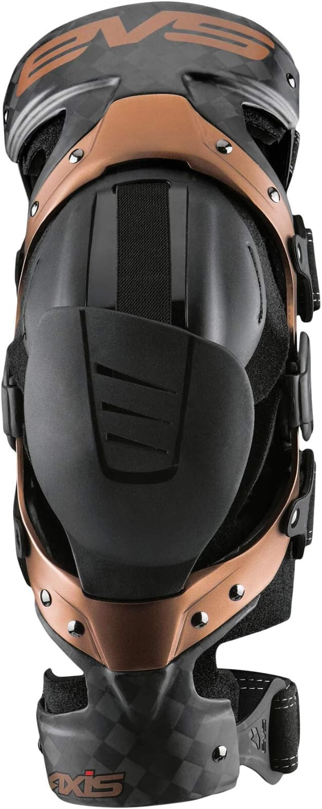 New EVS Sports Unisex-Adult Axis Pro Knee Brace Single Black/Copper Small Right