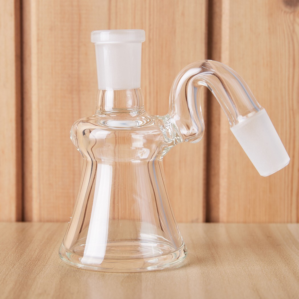 14mm 45° Mini Glass Dry Ash Catcher Premium Quality Tobacco Water Pipe Bong