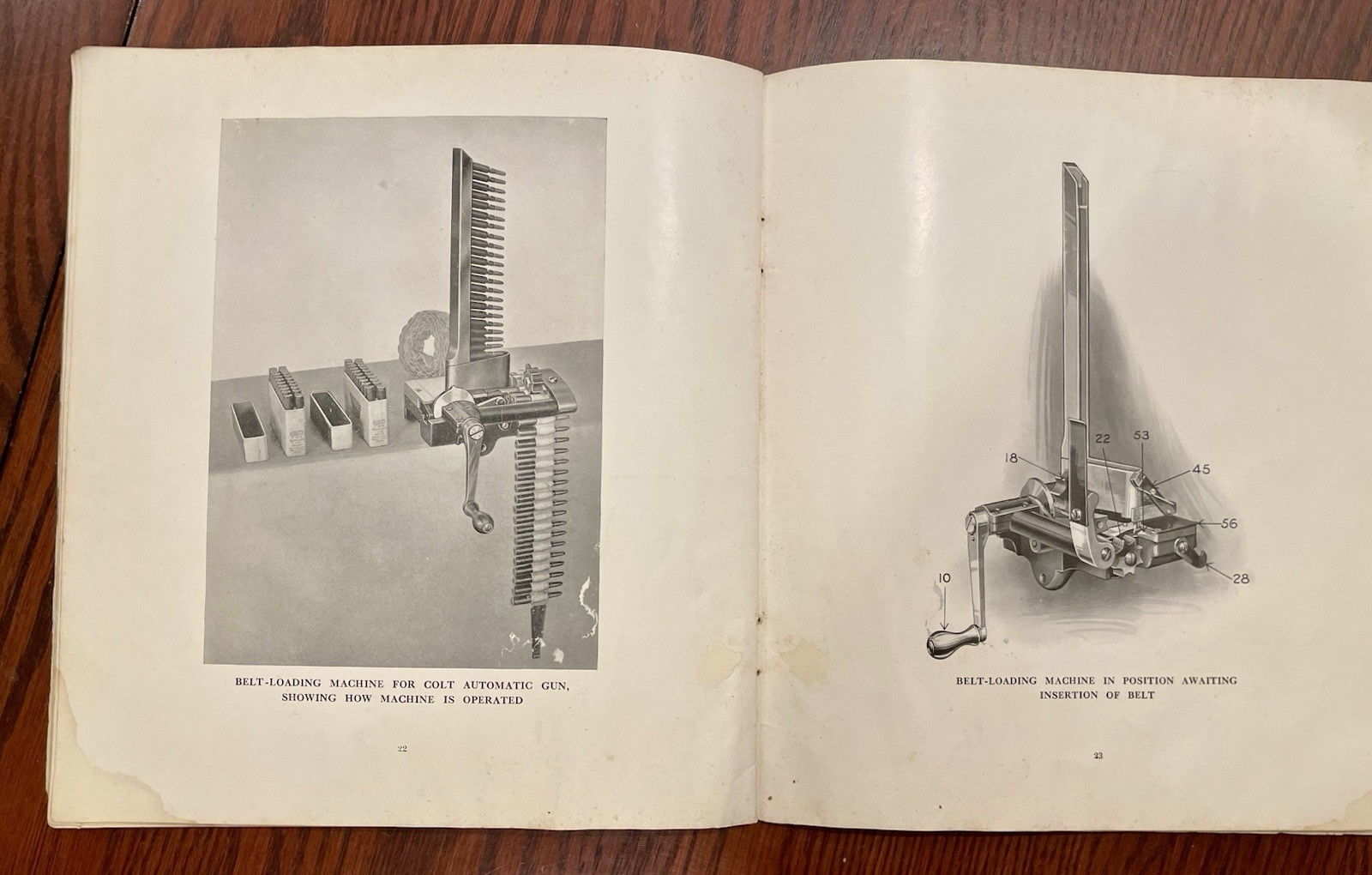 RARE~Antique~COLT’s AUTOMATIC (MACHINE) GUN MODEL 1914 MANUAL WW1~ORIGINAL!!