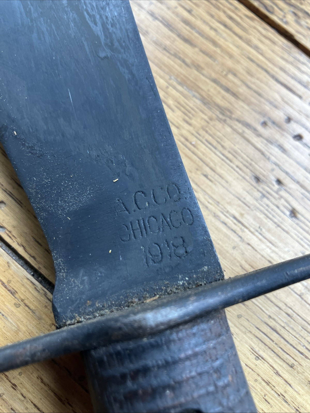 ww1 us bolo knife 1918 Acco