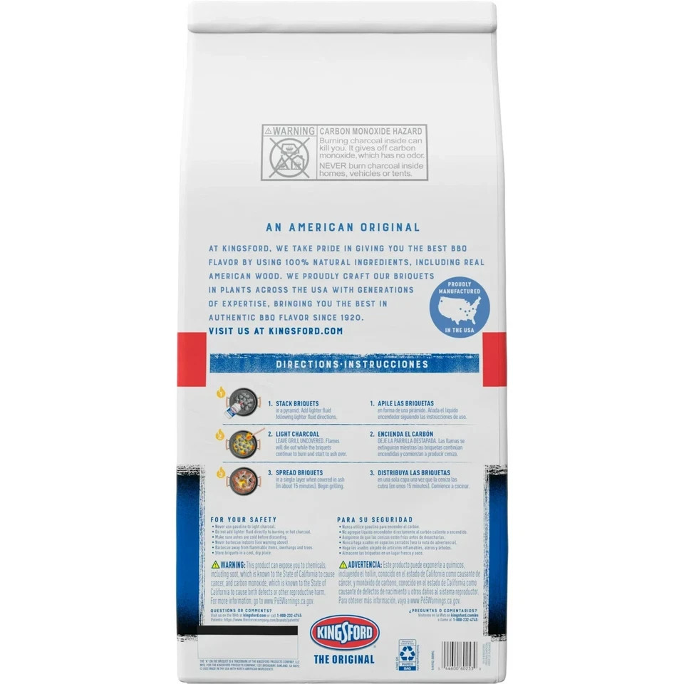 Kingsford Original Charcoal Briquettes, 16 lbs, 2 Pack