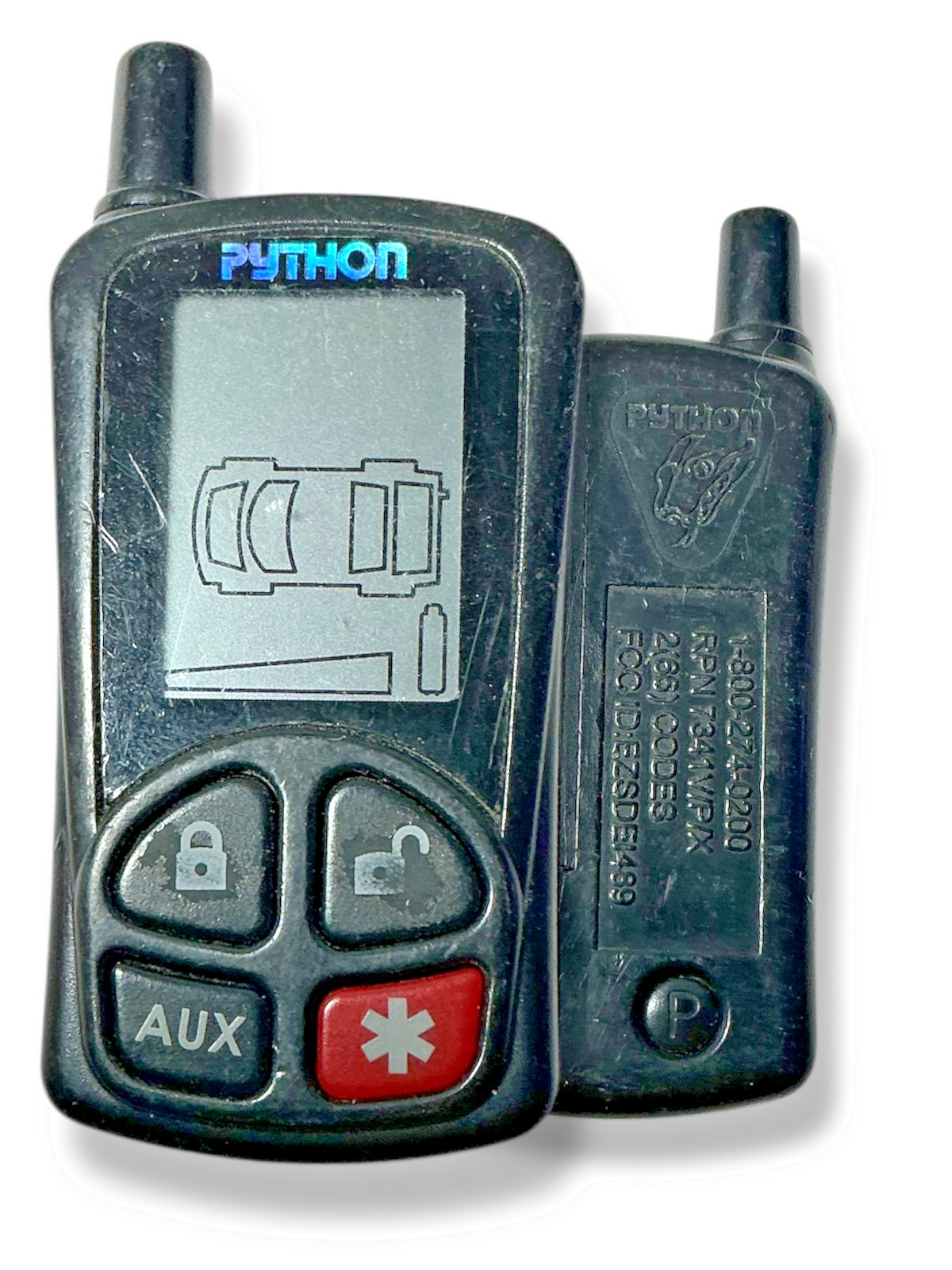 Original Python EZSDEI489, 7341V/P/X Key fob Keyless Entry Remote