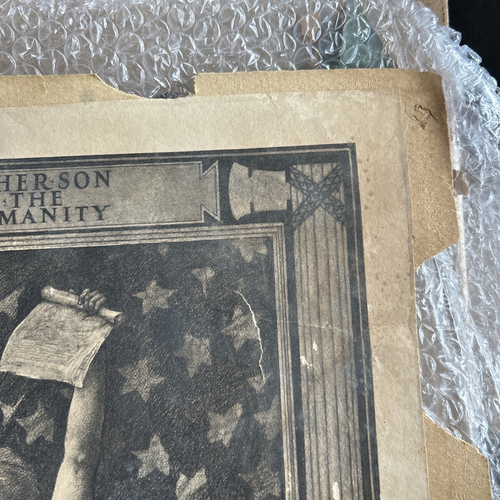 Antique Original WW1 Military Infantry Company Wounded In Action Letter