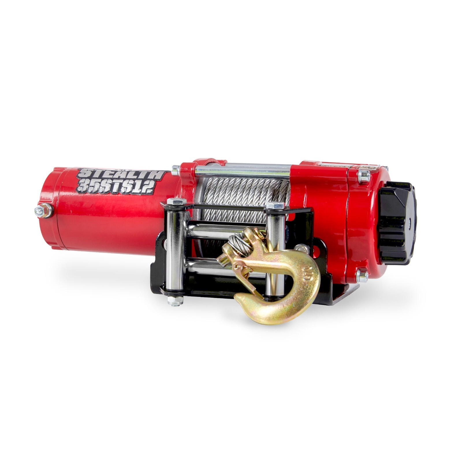Stealth 3,500lb 12v Electric Winch - Steel Rope