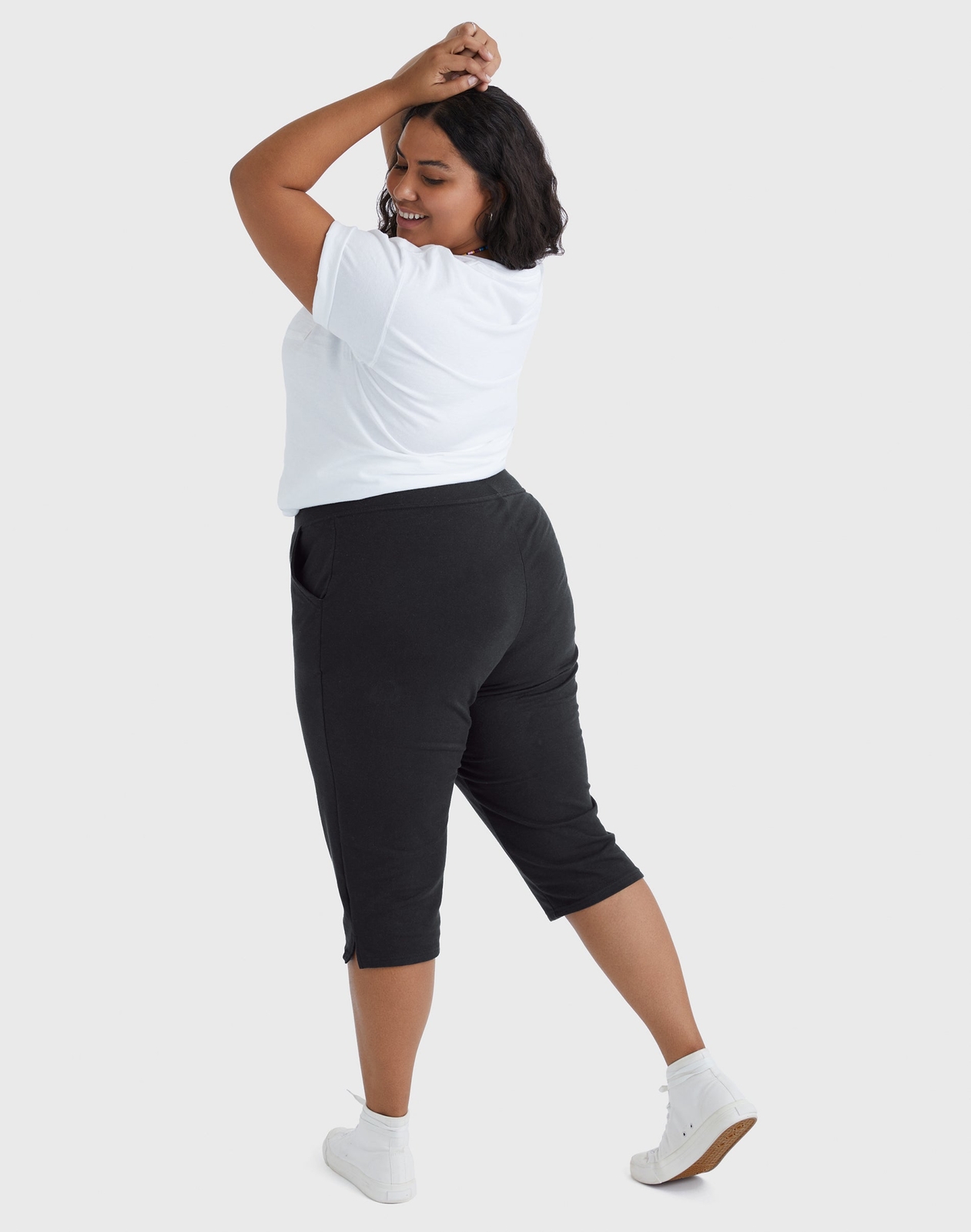 Just My Size Capri French Terry Womens Plus Your Choice 4 Colors & sz 1x to 5x