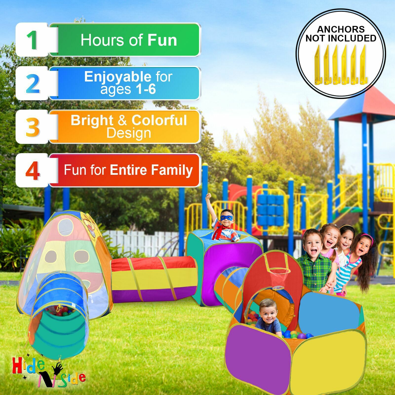 Gift for Toddler Boys & Girls, Ball Pit Play Tent & Tunnels for Kids, Birthday:)