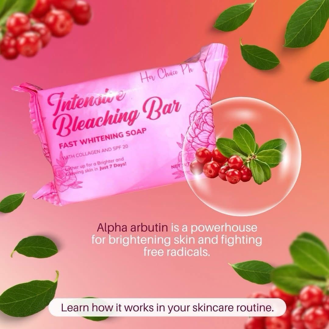 Her Choice Intensive Bleaching Bar Fast Whitening Soap 120g ( 1 BAR ONLY)