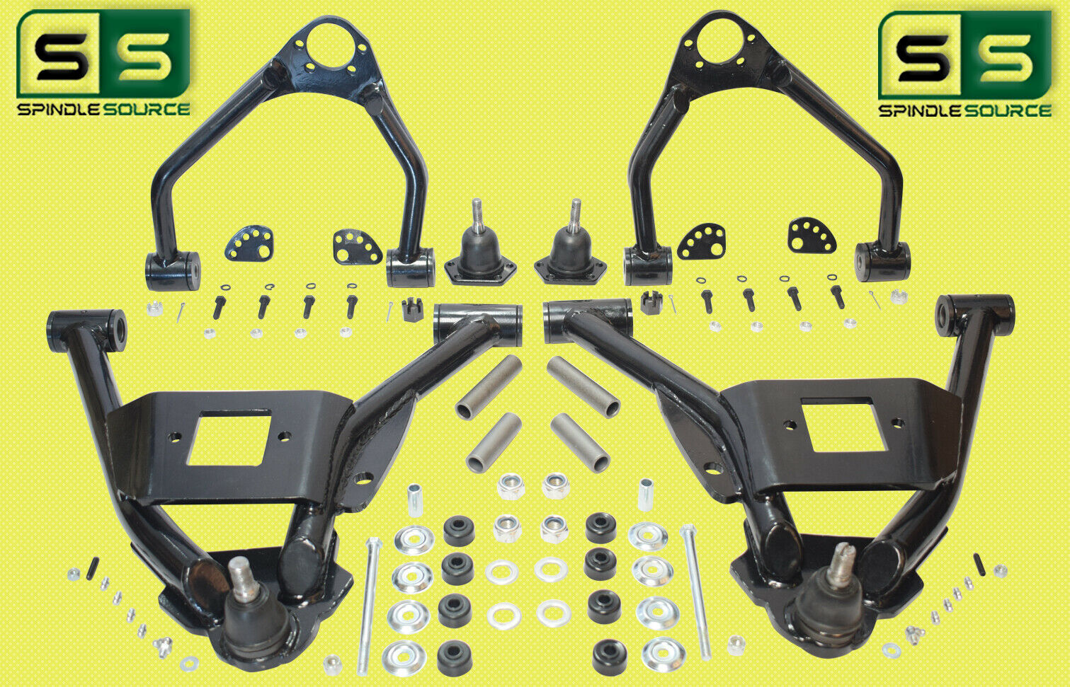 4" Drop Control Arms FITS 2016 - 18 Chevy Silverado / GMC Sierra (Stamped /Alum)