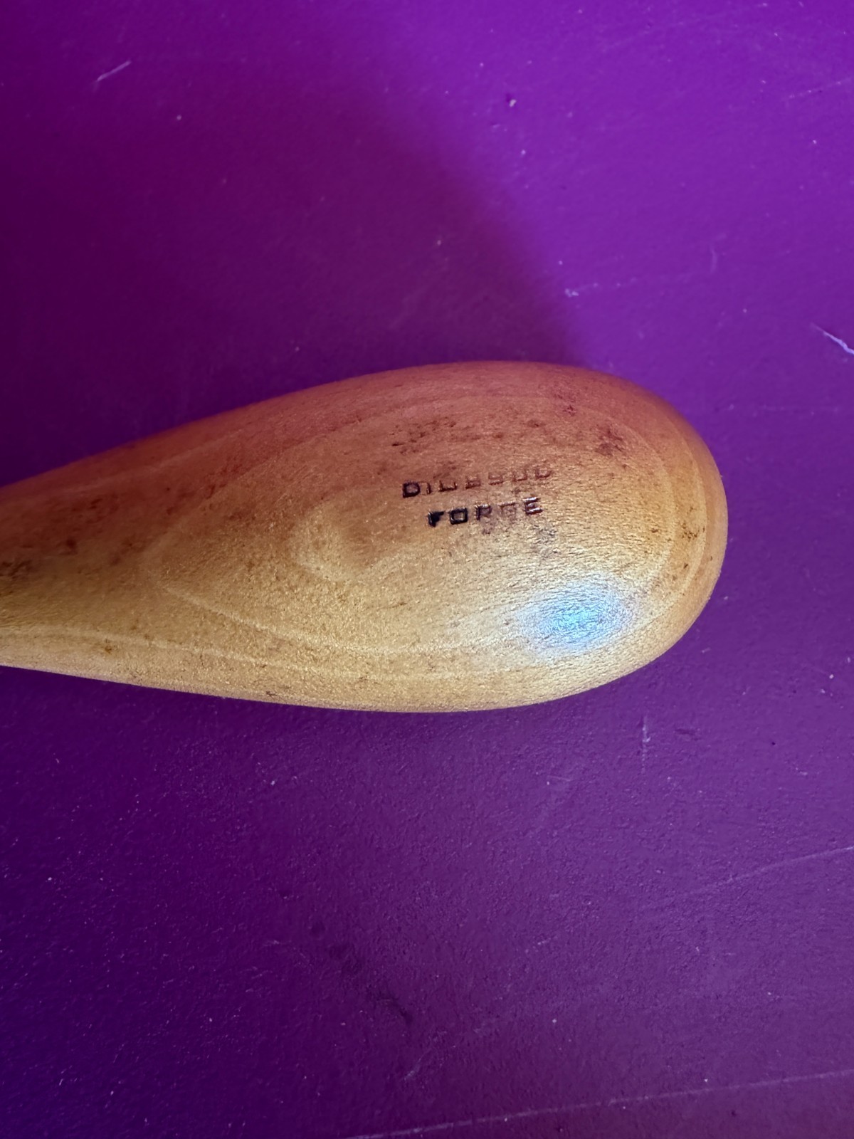 RARE Diobsud Forge 7/16" Wide Double Bevel Woodcarving Skew Chisel In VGC!