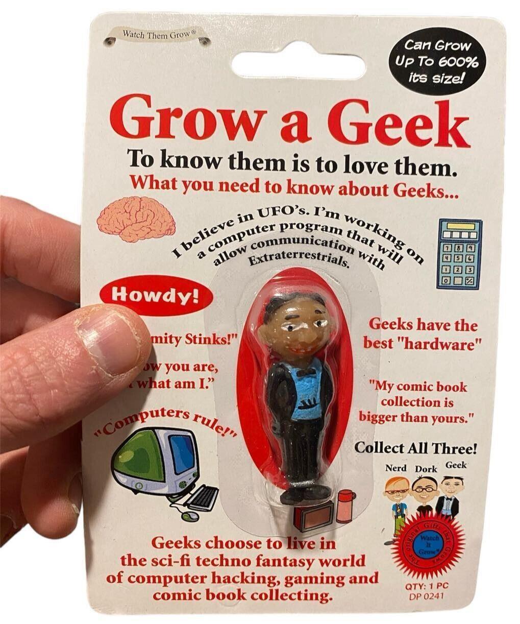SET OF 3 Grow your own DORK - NERD - GEEK - Fun Gag Joke Novelty