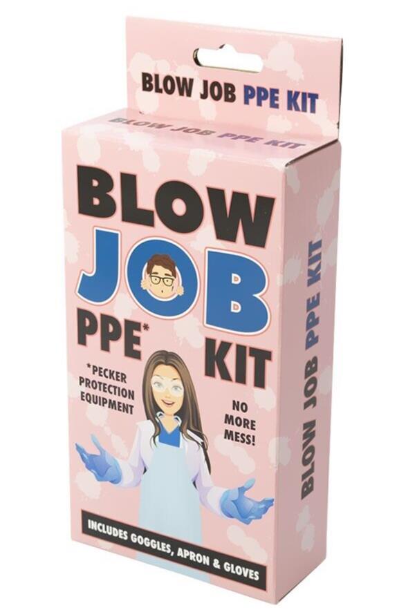 THE BLOW JOB PPE KIT - NO MORE MESS! ~ Funny Adult Gag Joke Adult Pecker Gift