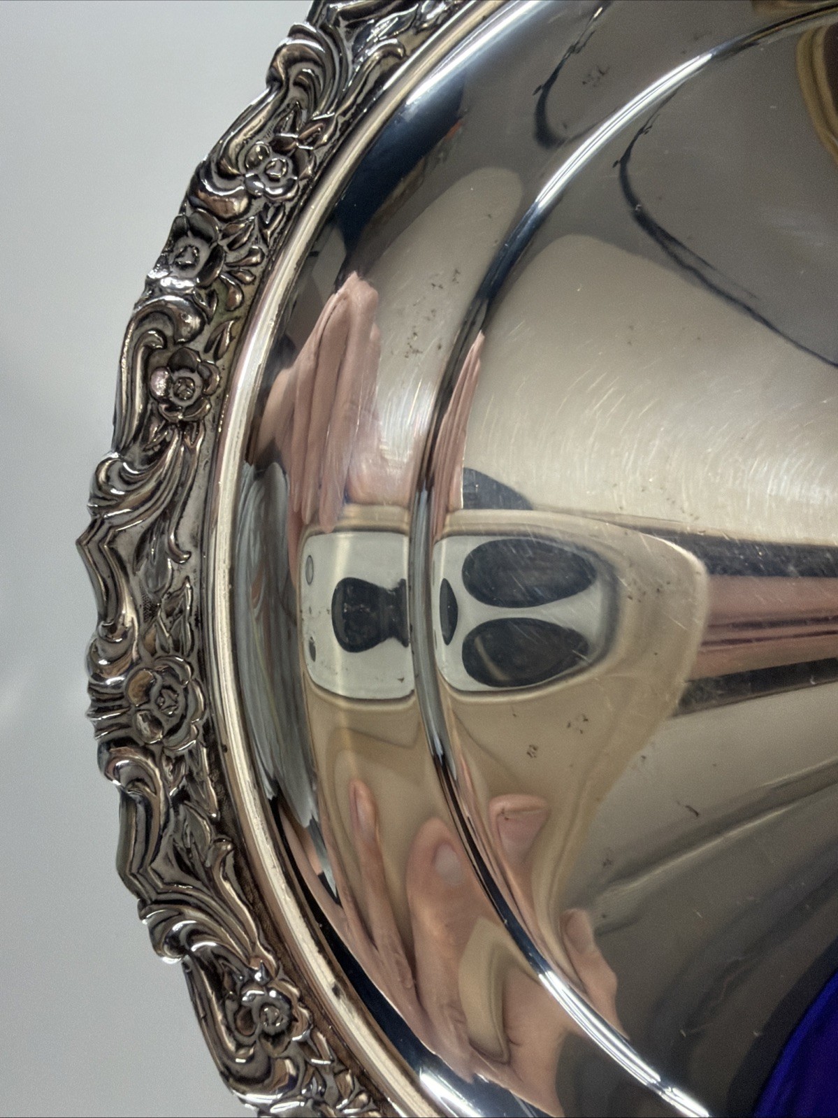 Vintage International Silverplate Countess Covered Ice Bucket – Ornate Floral