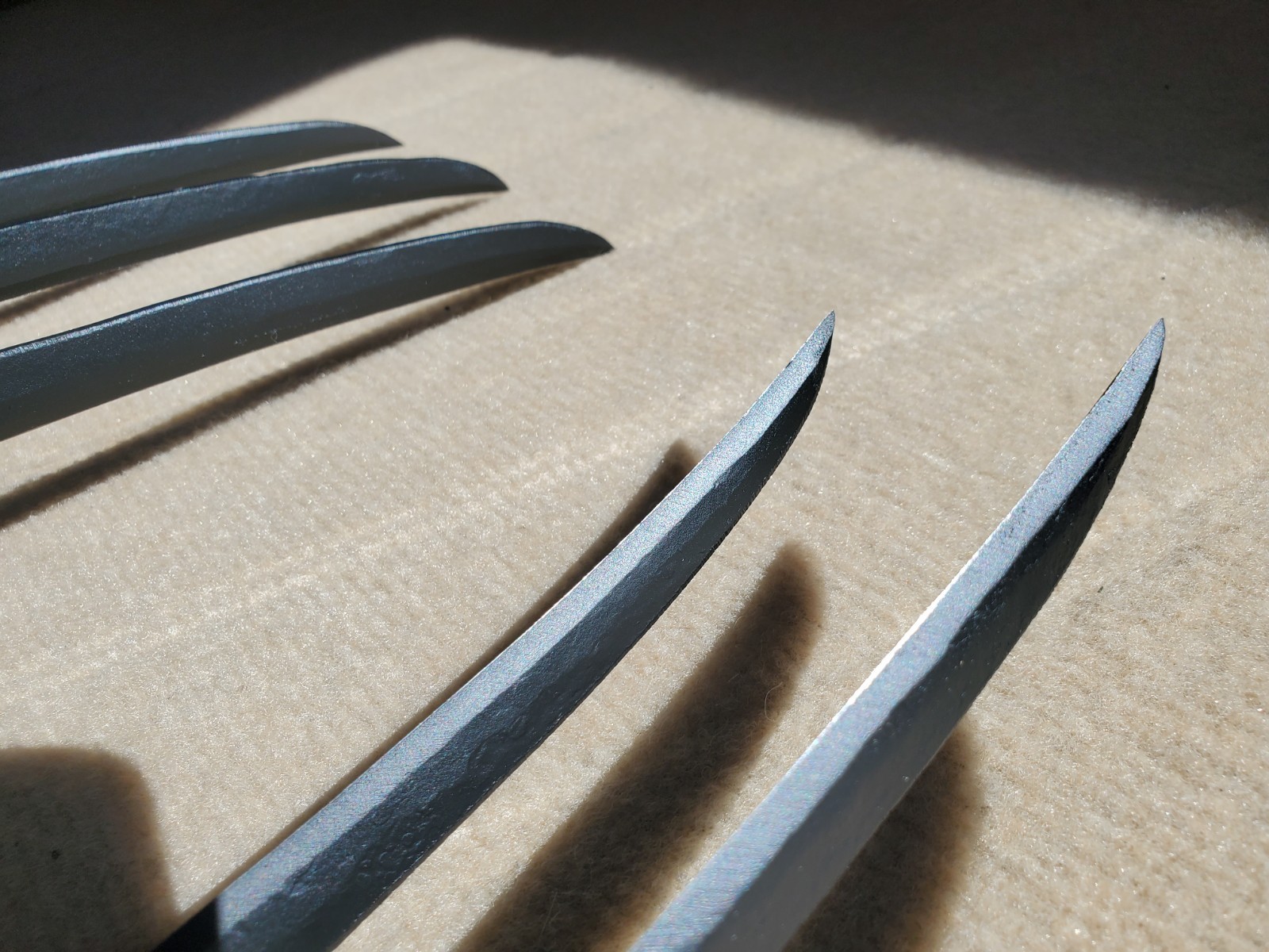 Handforged Ninja Martial Art Ghost Tengu 3 Blade Tekko Kagi Claws