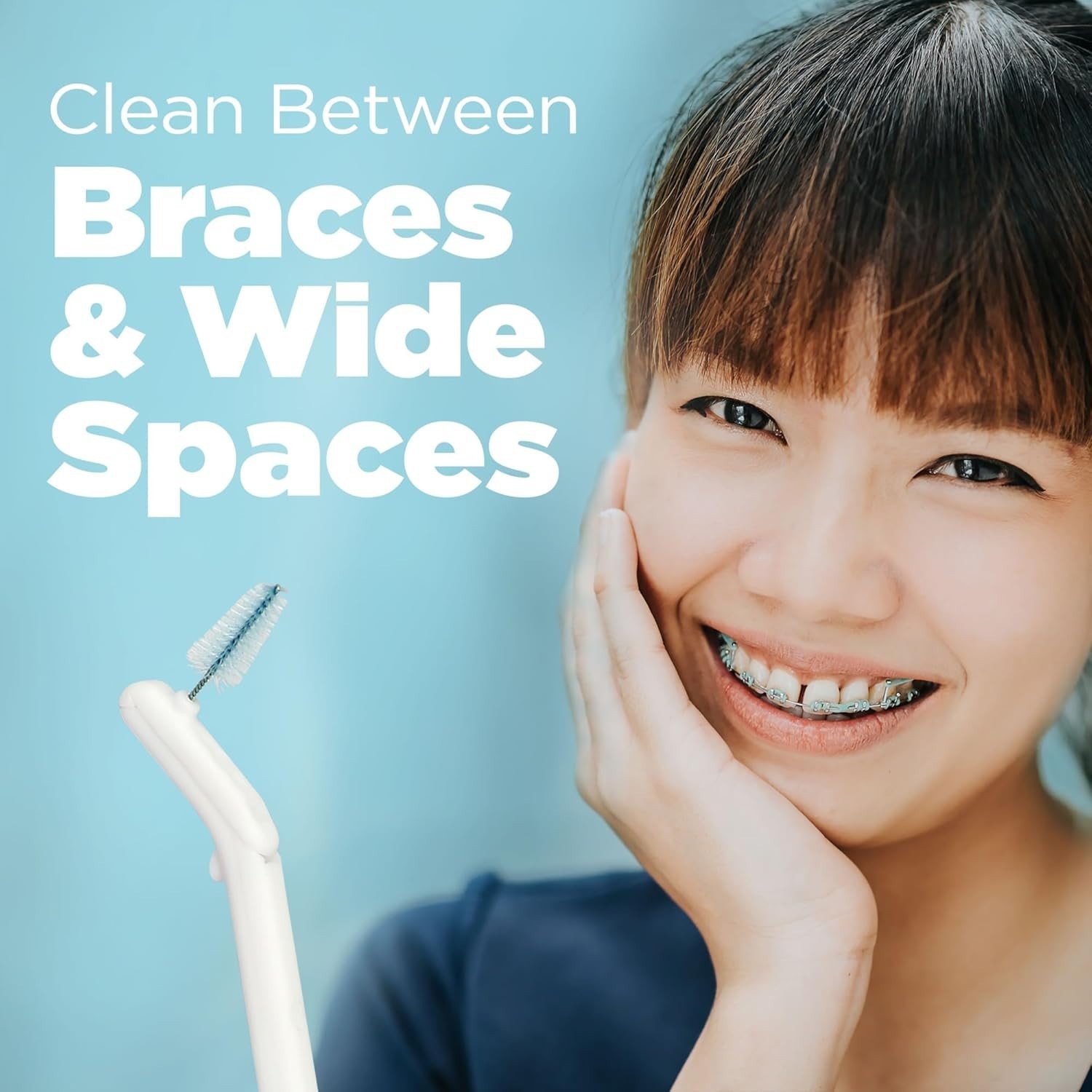 GUM Proxabrush Go Betweens Wide Dental Brush Refills 8 Count Pack of 6