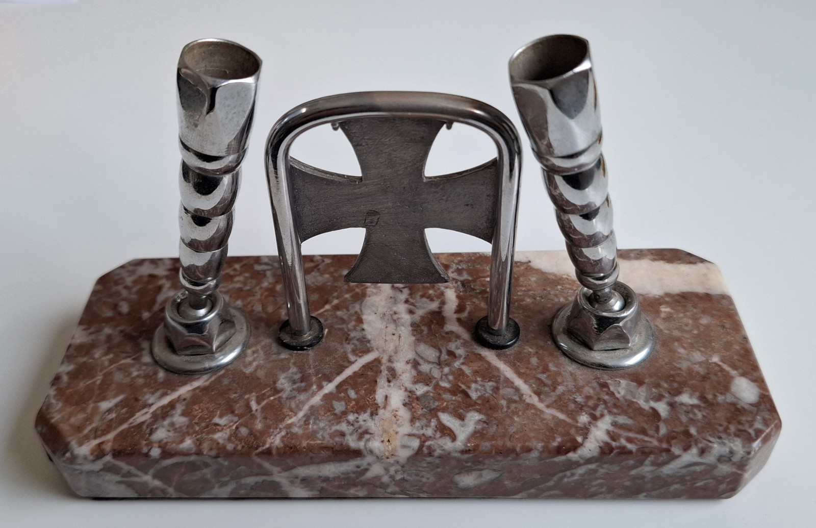 Presentation Iron Cross 1918 WWI German Imperial Prussian Officer Desk Organiser