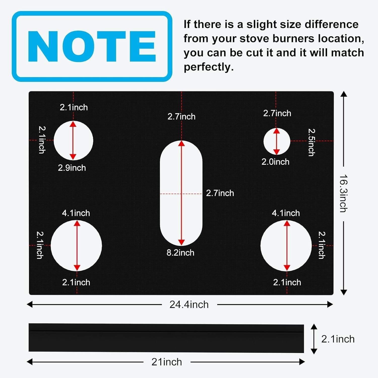 Stove Cover, Stove Top Protectors for Samsung Gas Range, 0.4 Mm Thick Reusable G