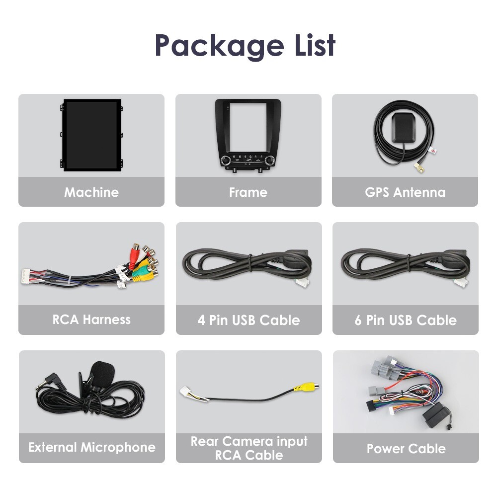 9.7" Tesla Style For Ford Mustang 2010-2014 Car Stereo Radio Android Gps Navi US