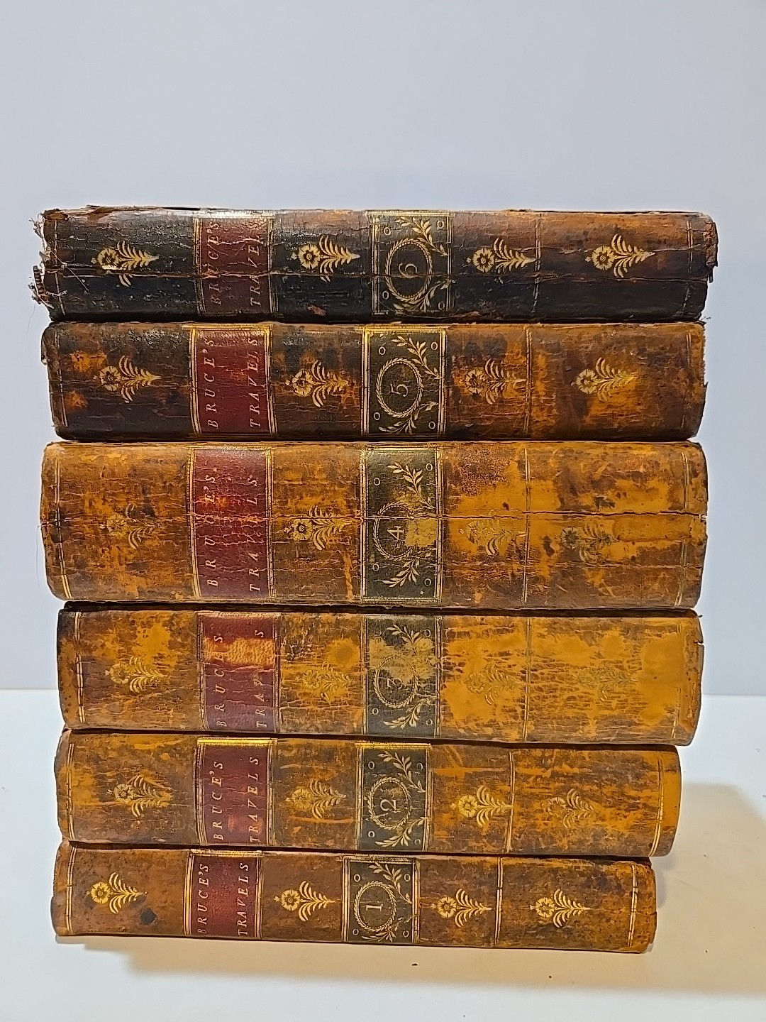 Bruce's TRAVELS TO DISCOVER THE SOURCE OF THE NILE 1768-1773 1st Complete Set