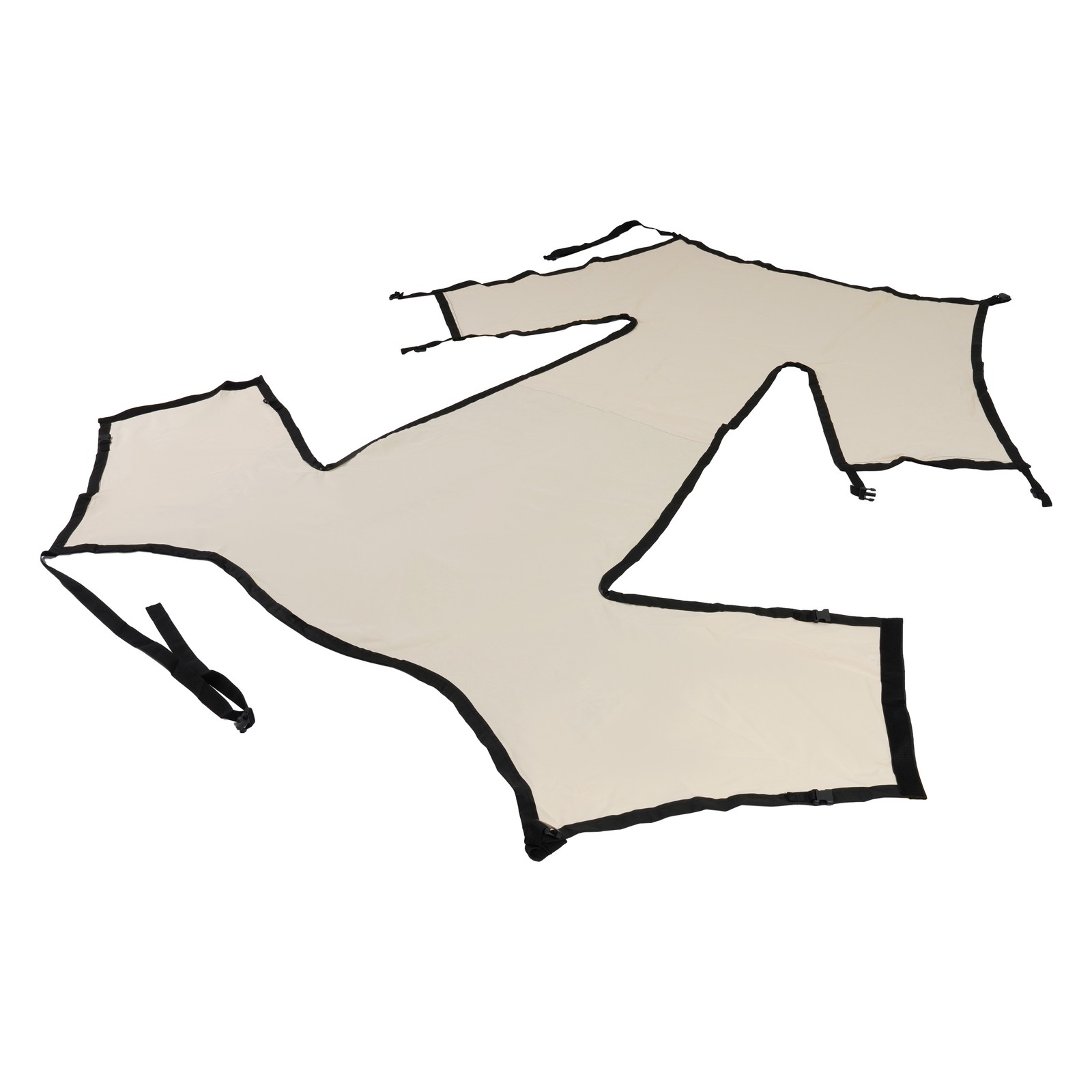 Aircraft Cabin and Windshield Cover White Canvas For Cessna 150 Cessna 152