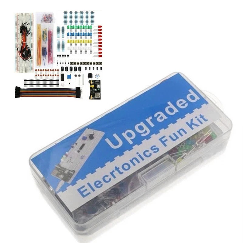 Electronics Component Basic Kit with 830 tie-points Breadboard Resist for UNO R3