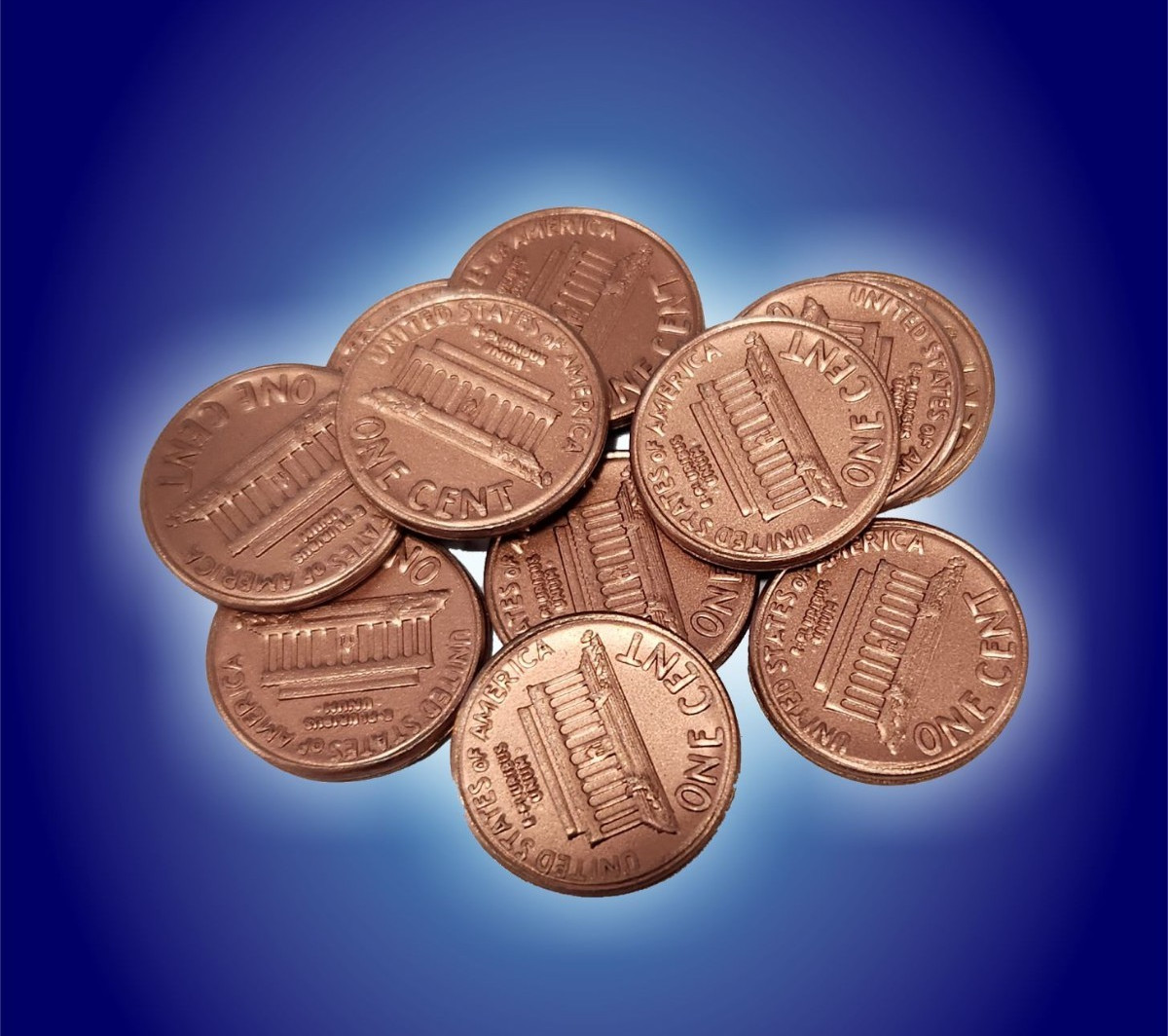 10 STEEL SHIM SHELL US PENNY TAIL Dime Magic Trick Hollow Coin Magnetic Vanish