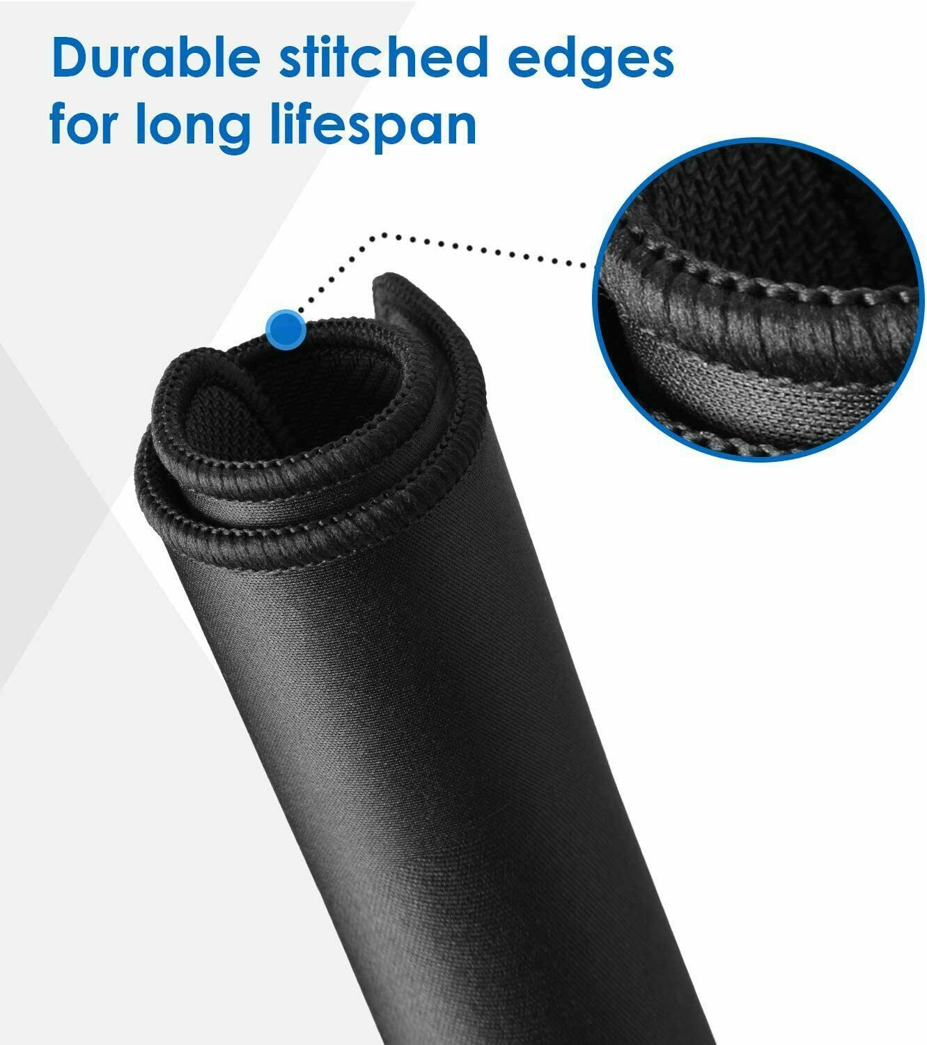 5PCS Gaming Mouse Pad Mat Stitched Edges Non-Slip Waterproof Mousepad