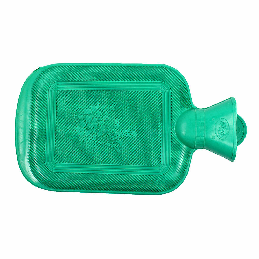 Hot Water Bottle Rubber Bag Warm Relaxing Heat Cold Therapy