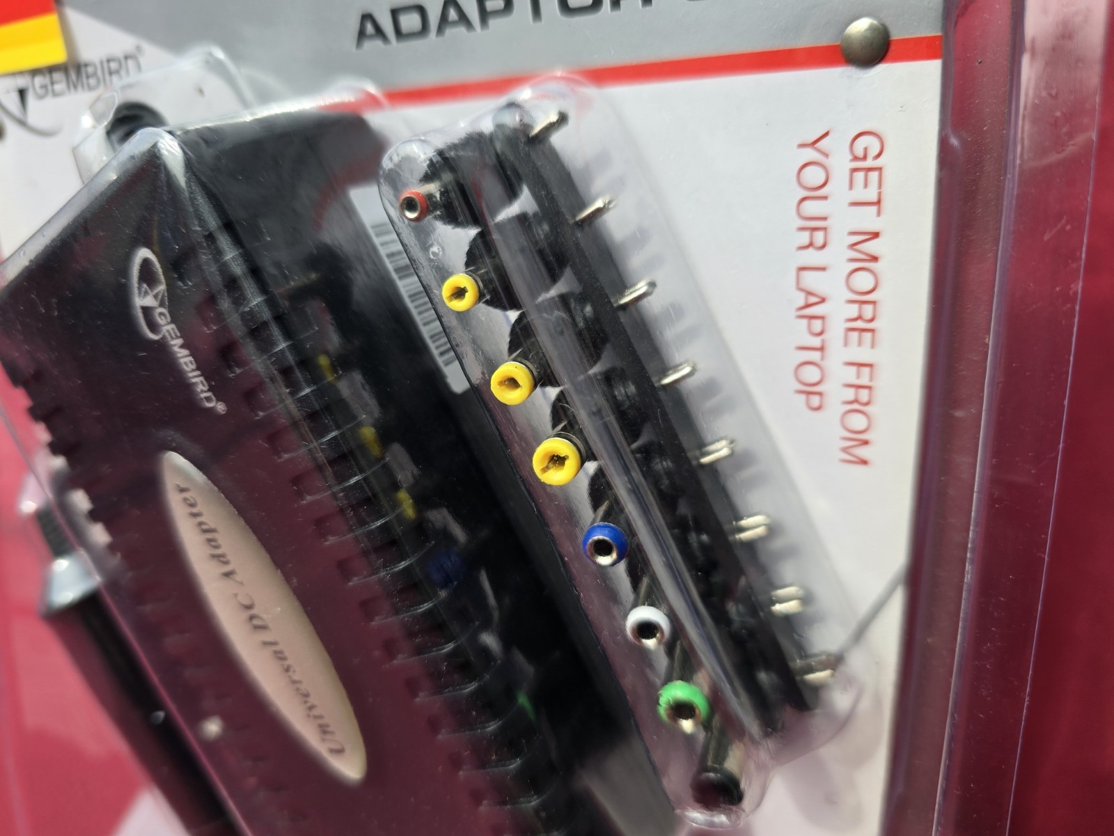 DC UNIVERSAL NOTEBOOK CAR POWER ADAPTOR 8O W, GEMBIRD