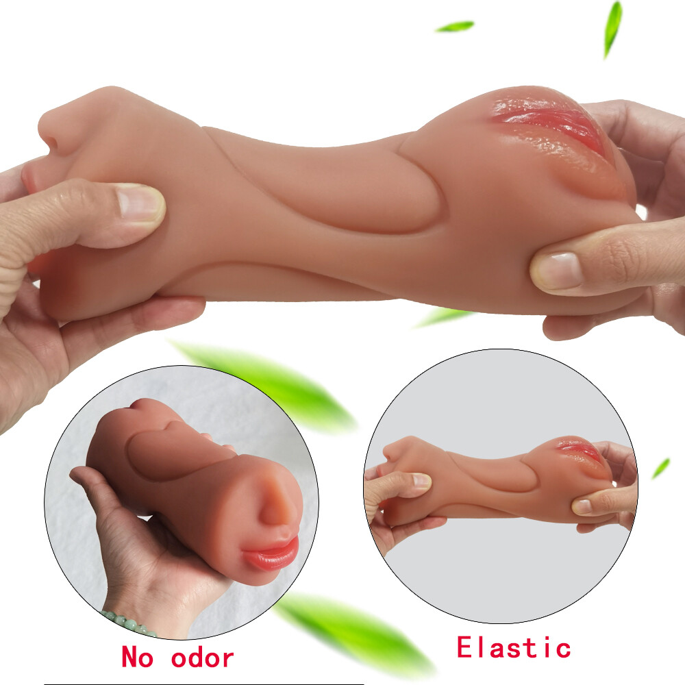 3 in 1 Realistic Oral Vagina Anal Pocket Pussy Male Masturbator Sex Toys for Men