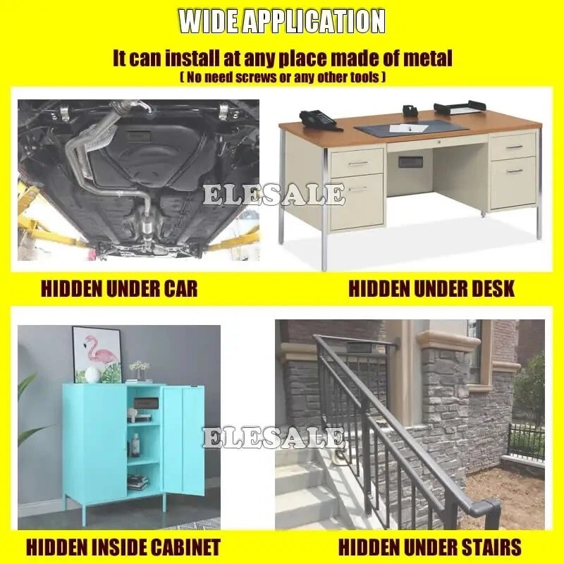 Hidden Compartment Magnetic Key Box Holder Secret Stash Safe Container Storage