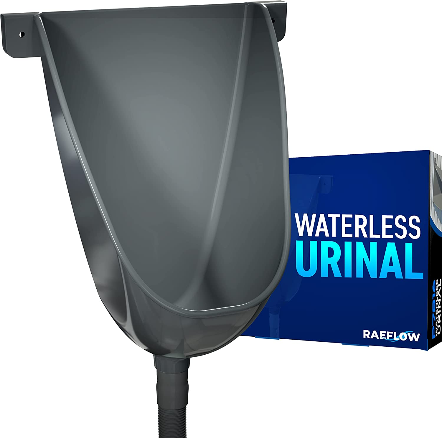 Waterless Outside Toilet Urinal With Hose Urine Diverter Urinal For Men Bathroom
