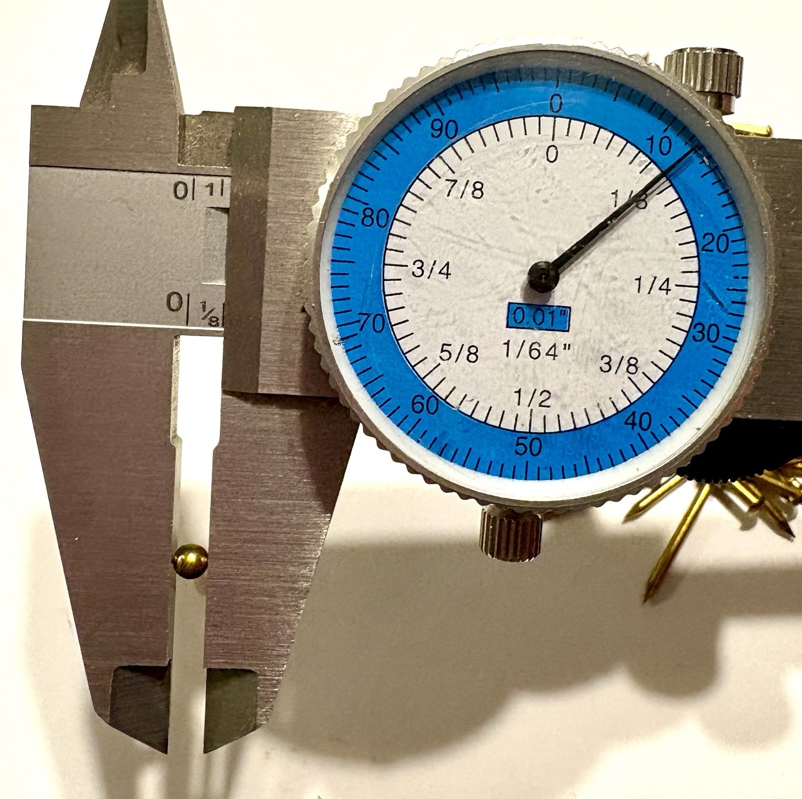 Pack of 120 Vintage Brass Brads Finish Nails Round Head ~3/4” (51/64”) Long