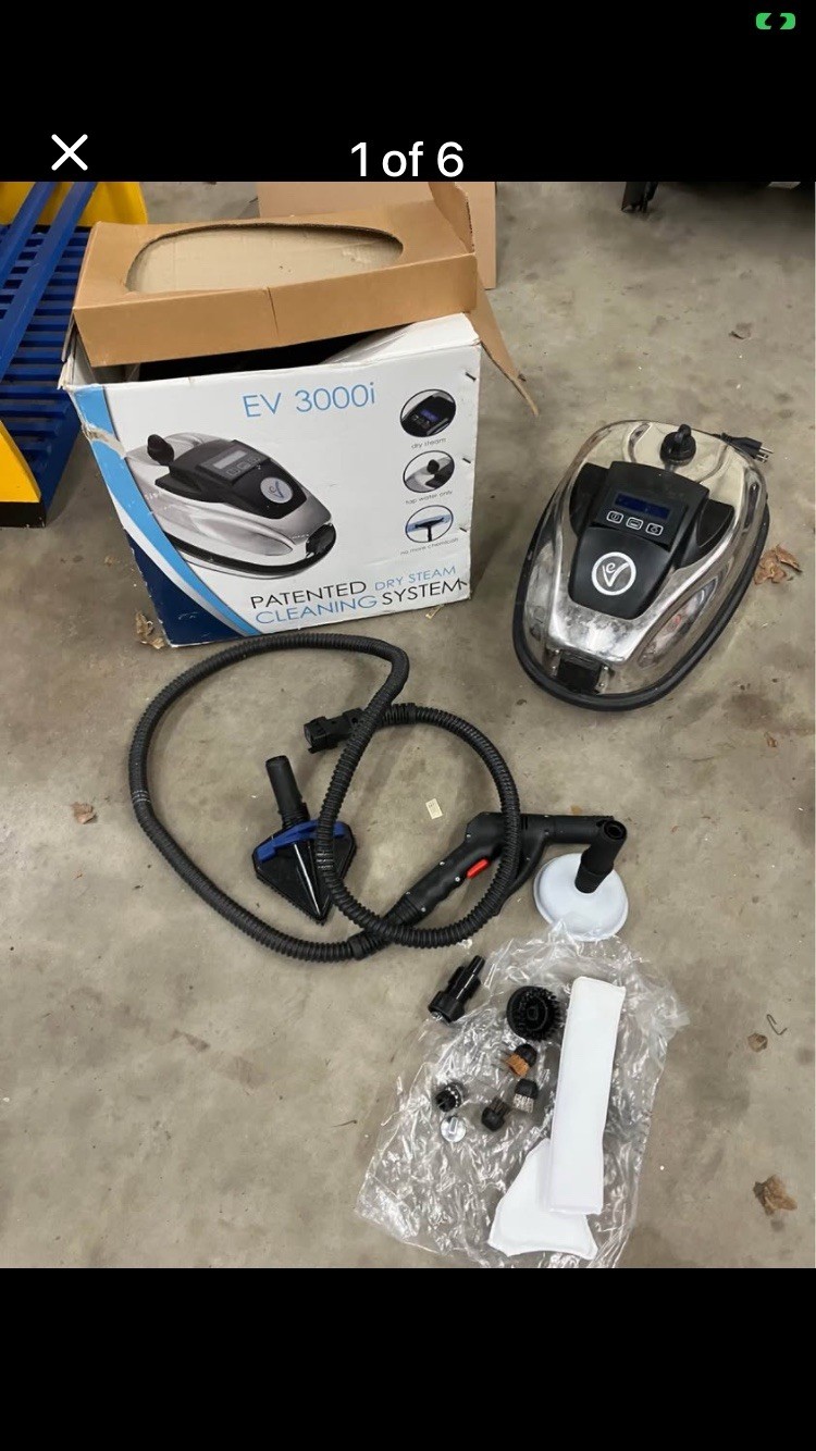EV 3000i Steam Cleaner  EV International Made in Italy EVapor Used