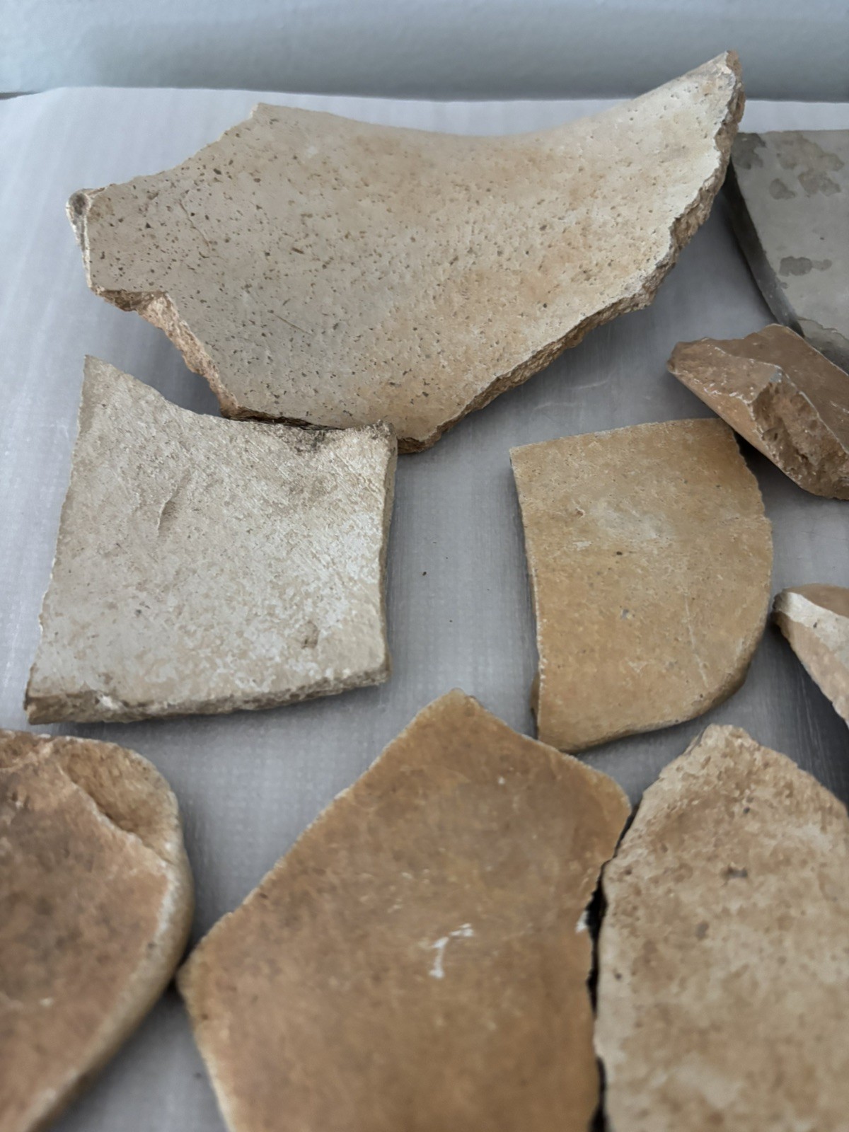 15+ Ancient Anasazi Native American 1-4” Pottery Shards Arizona L10-B FREE SHIP