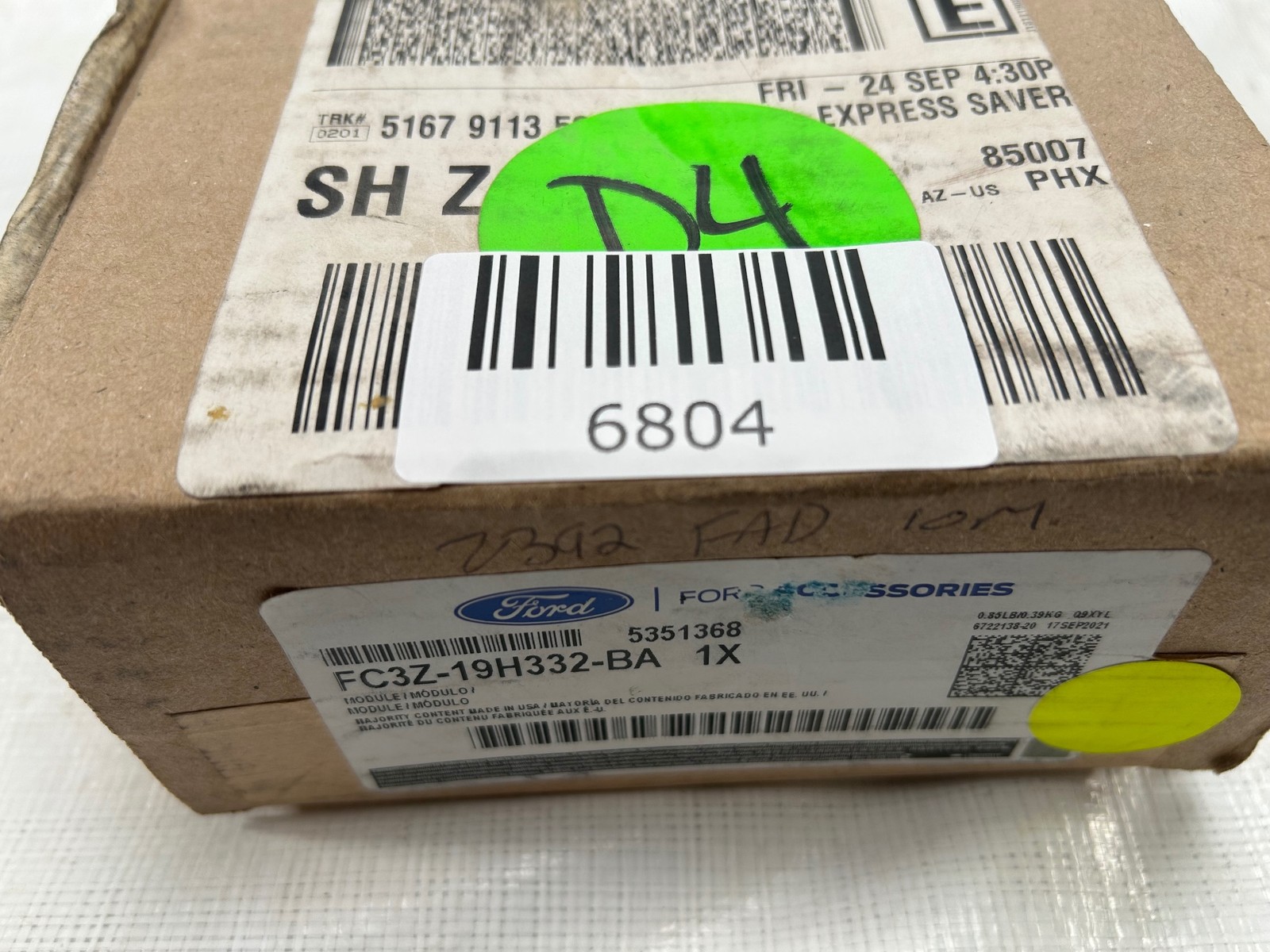 New Genuine 2011-2016 Ford F-250 Module Trailer Brake Controller FC3Z-19H332-BA